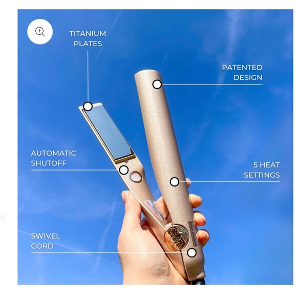 NWOT-TYME IRON PRO Rose Gold including SLIP COVER! $99 value - Picture 2 of 9